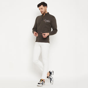 Duke Stardust Men Half Zip Sweatshirt (LF6332)