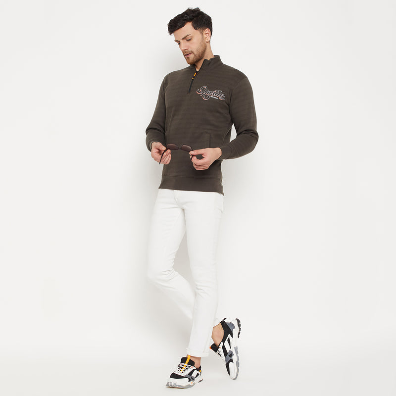 Duke Urban Men Half Zip Sweatshirt (LF6332)
