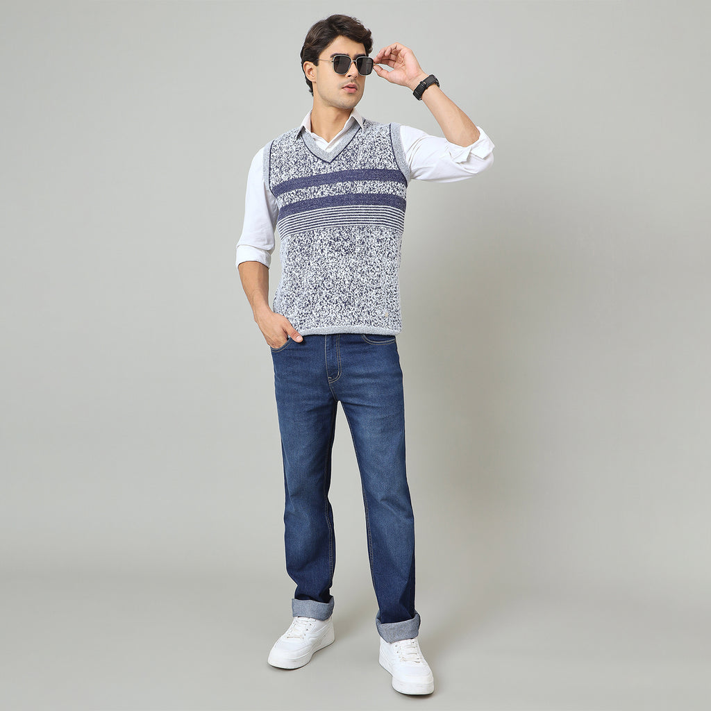 Duke Urban Men V-neck sleeveless sweater (SDS2213)