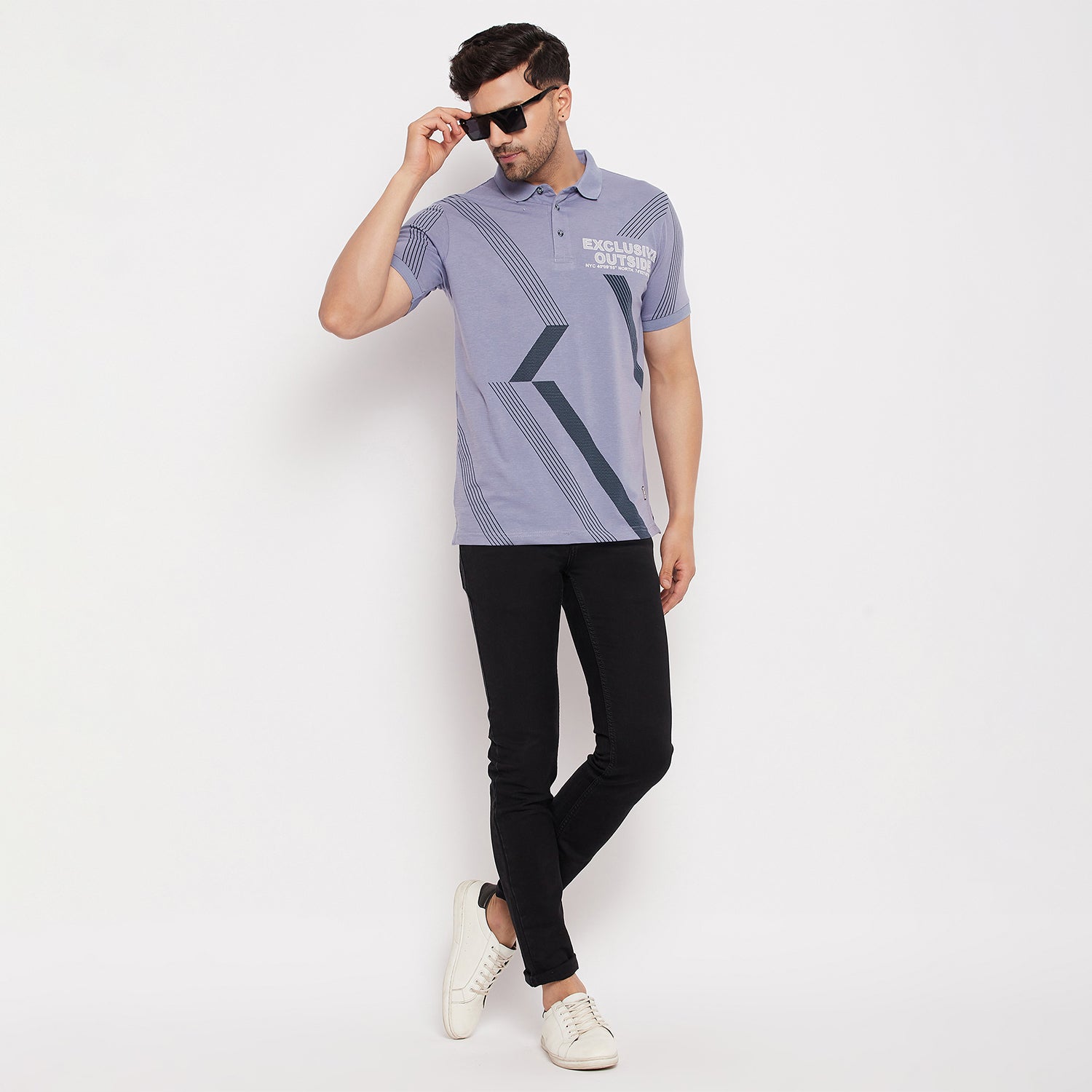 Duke Stardust Men Polo Neck Half Sleeve Cotton T-shirt (1115)