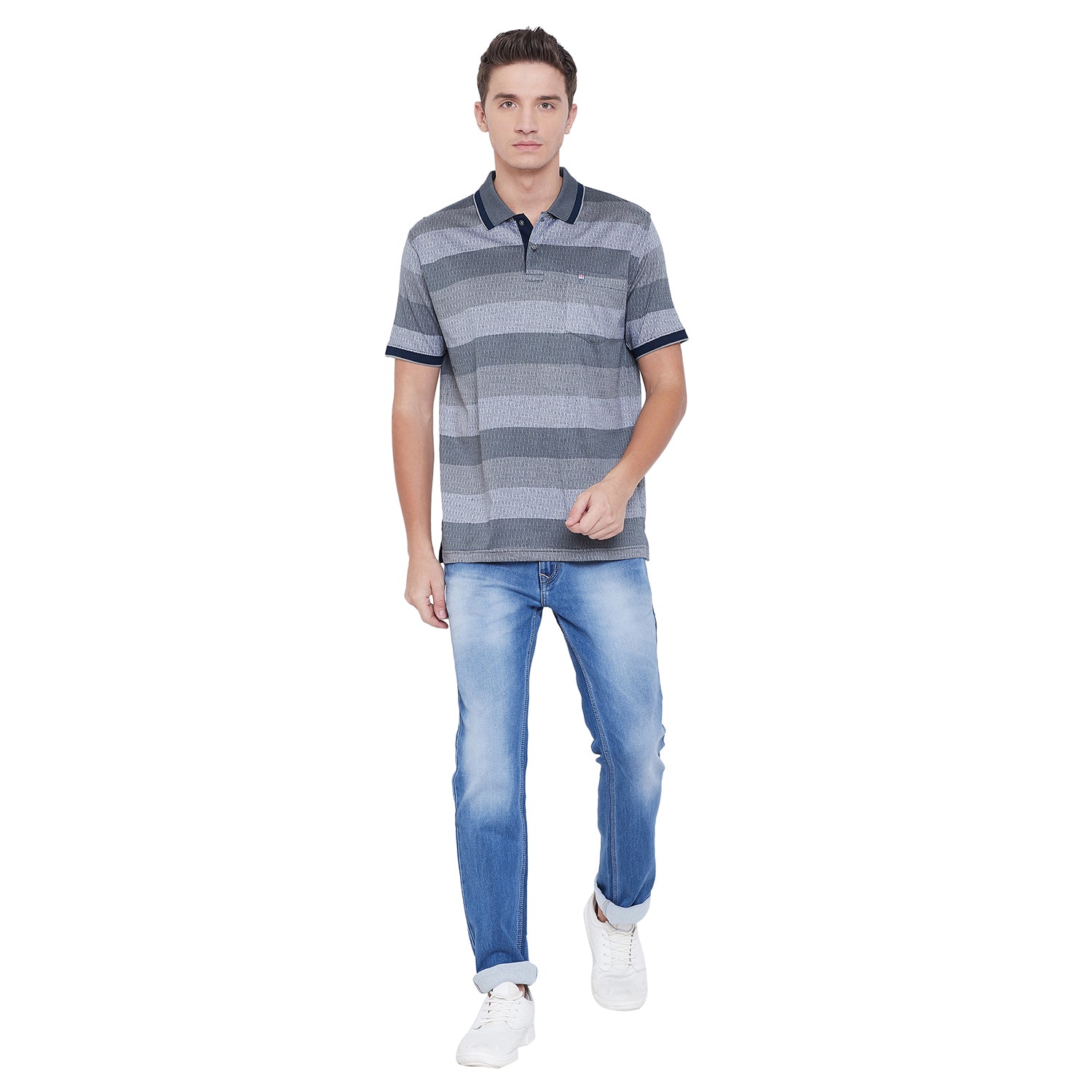 Duke Urban Men Half Sleeve Cotton Tshirt (LF4515)