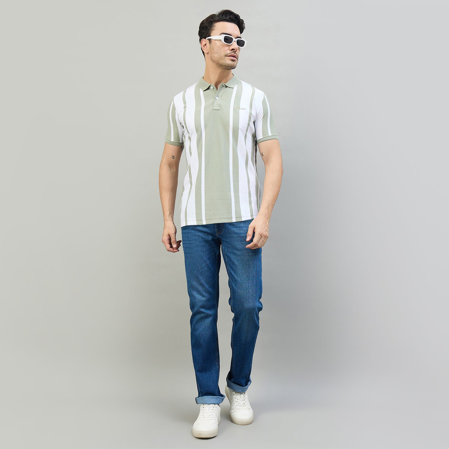 Duke Urban Men Half Sleeve Cotton Regular Fit Casual T-shirt (LF7869)