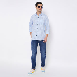 Duke Stardust Men Full Sleeve Cotton Shirt (SDO6CKW)
