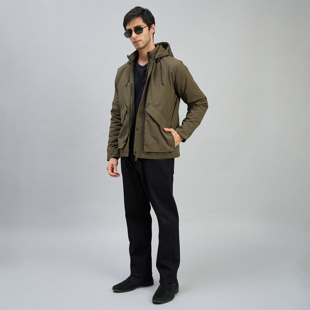 Duke Men Full Sleeve Hooded Regular Fit Chester Jacket (SDZ3247)