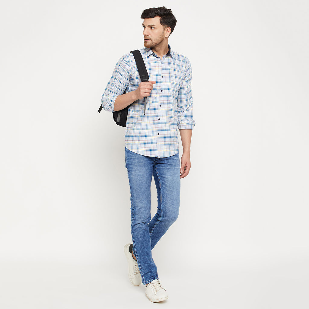 Duke Urban Men Full Sleeve Cotton Shirt (SDO5CKOR)