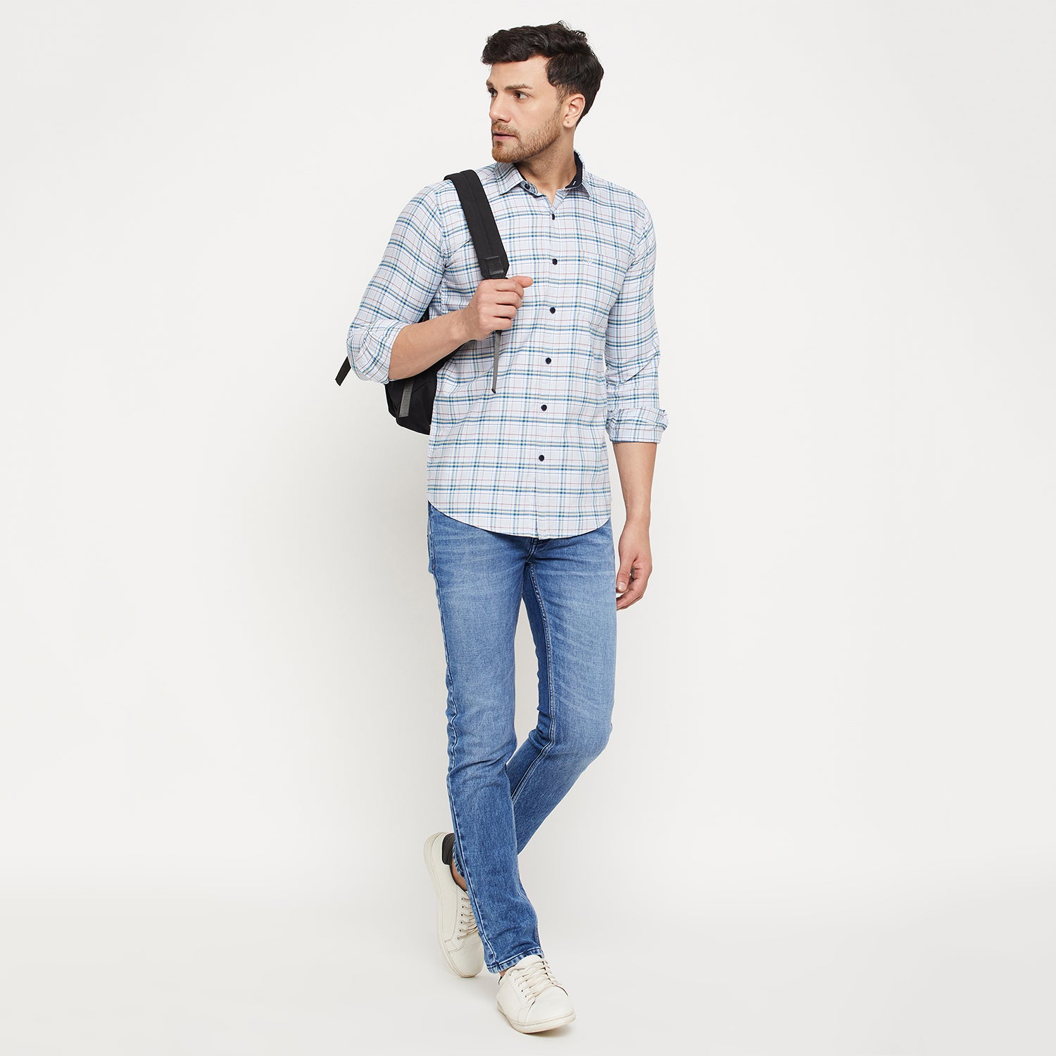 Duke Urban Men Full Sleeve Cotton Shirt (SDO5CKOR)