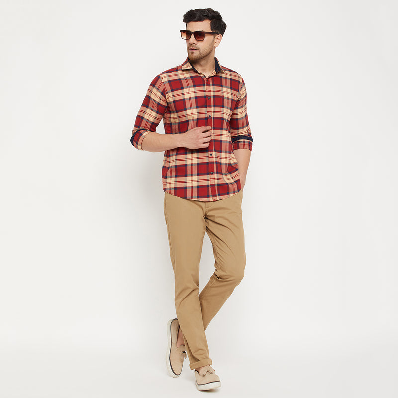 Duke Urban Men Full Sleeve Cotton Shirt (SDO5CKOM)