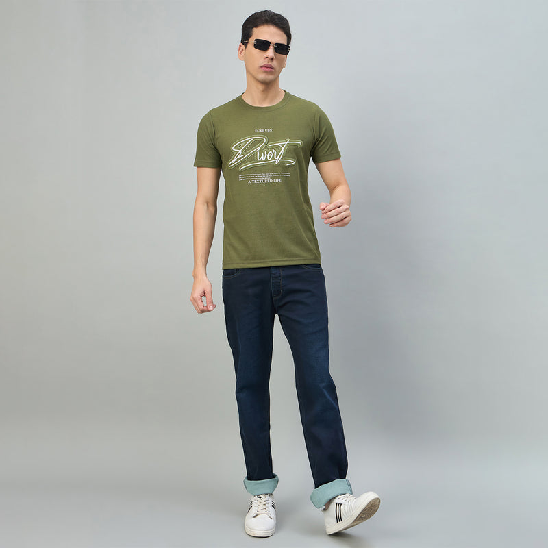 Duke Urban Men Comfort Fit Mid-Rise Light Fade Stretchable Jeans (SDD9136C)