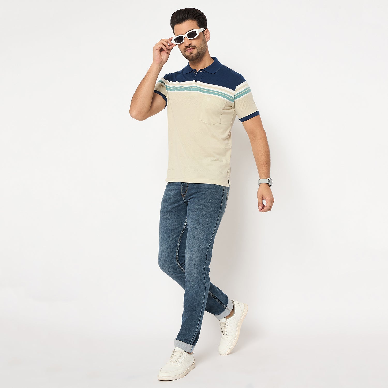 Duke Urban Men Half Sleeve Cotton Tshirt (LF7349)