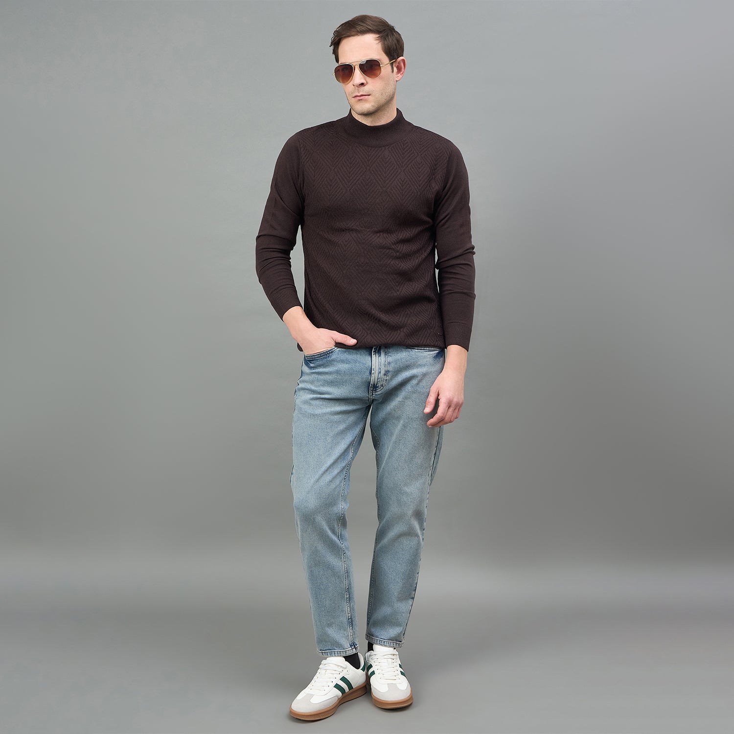 Duke Urban Men Full Sleeve Turtle Neck Sweater (SDS2392)