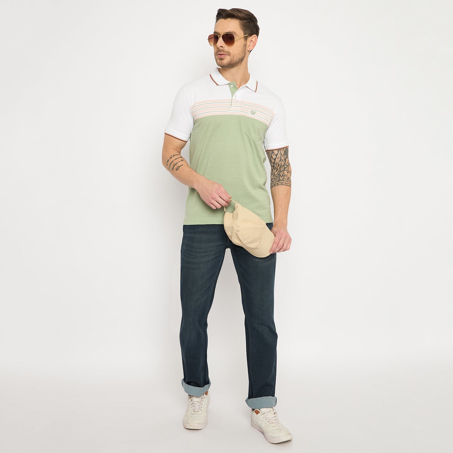 Duke Urban Men Half Sleeve Cotton Tshirt (LF7363)