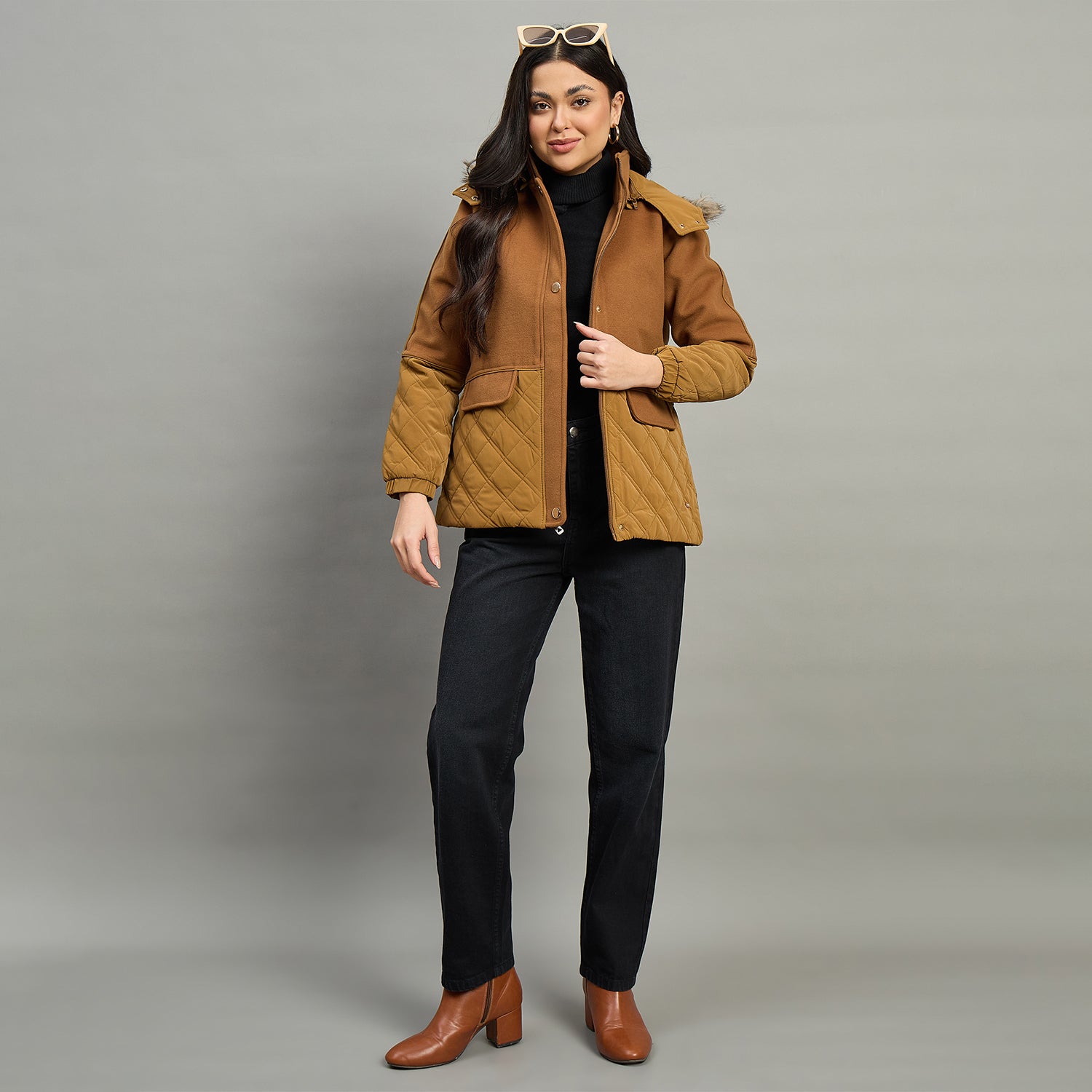 Duke Urban Women Short Style Full Sleeve Hooded Jacket (SDZ4139)