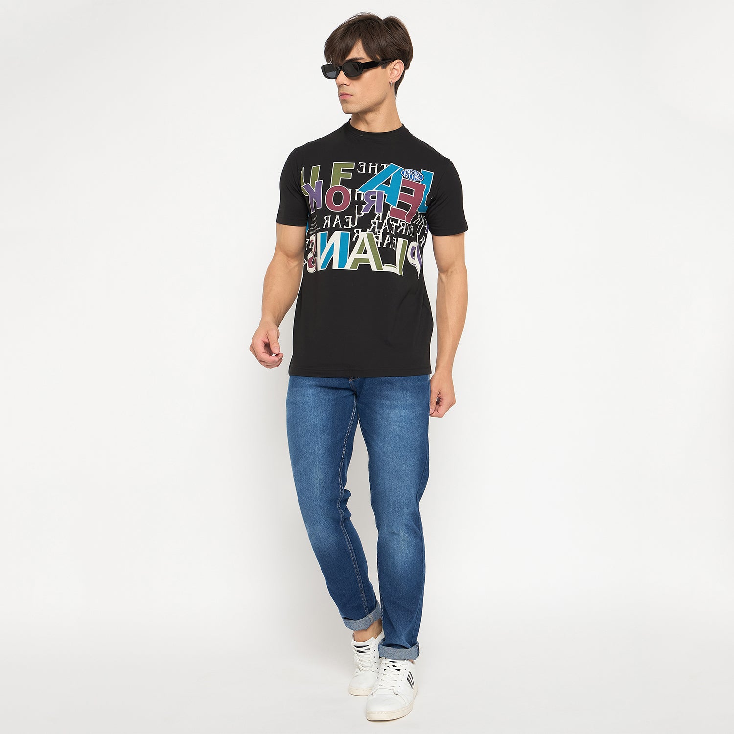 Duke Urban Men Half Sleeve Cotton T-shirt (LF7053)