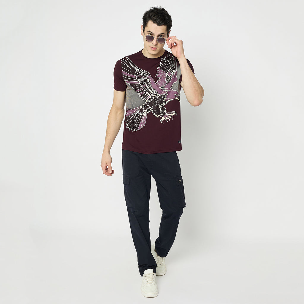 Duke Urban Men Half Sleeve Cotton Round Neck Tshirt (LF7591)