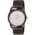 Duke Solid Stainless Steel Strap Analog Men Watch White Dial (DK019RM02C)