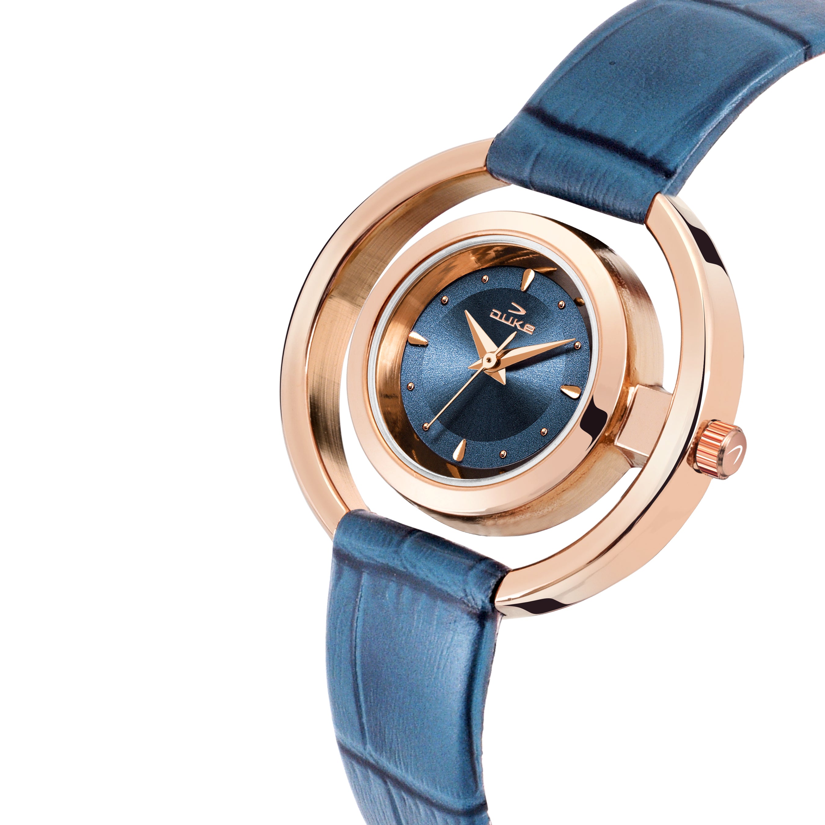 Duke Analogue Blue Dial Business Casual Quartz Blue Women Watch (DK5002RW01S)