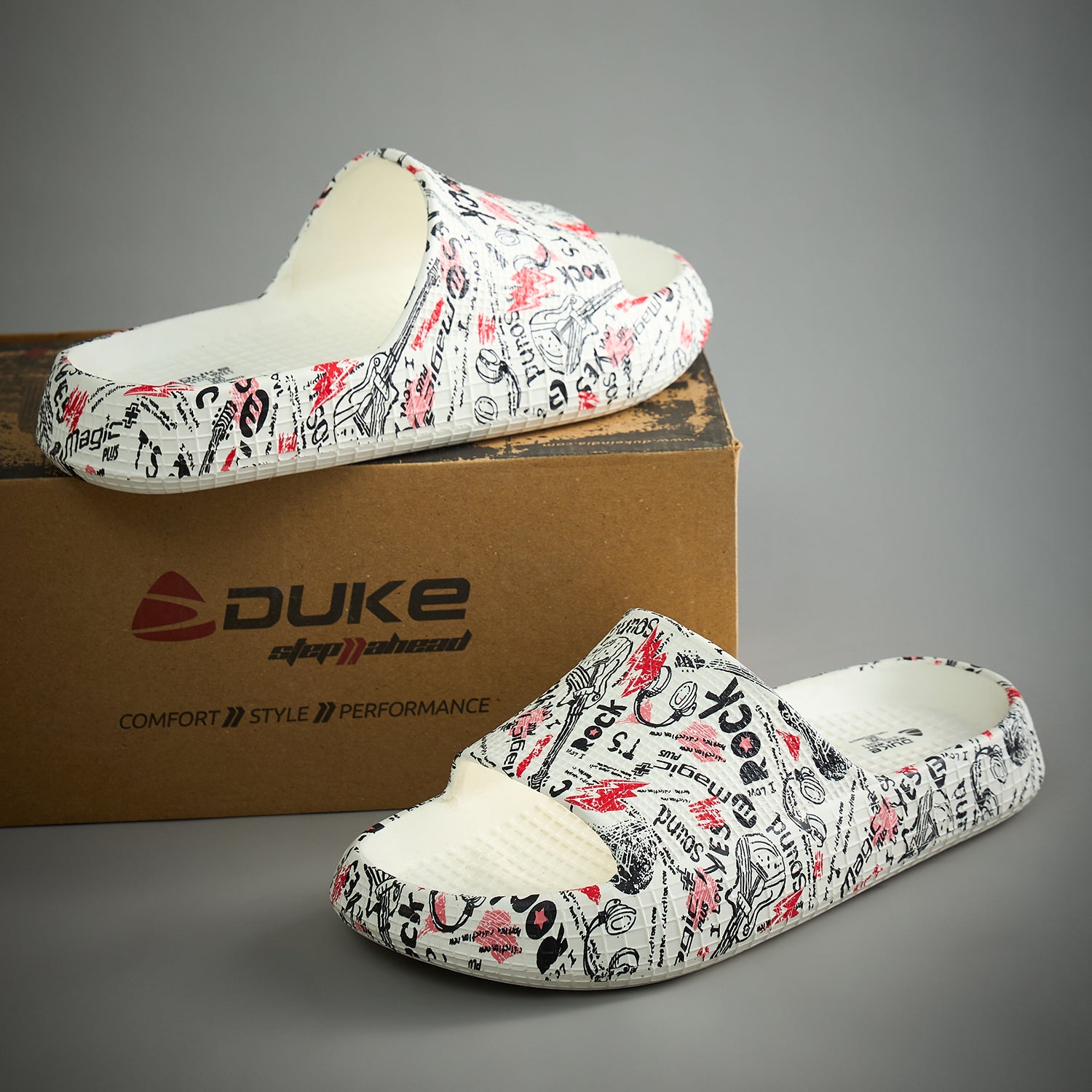 Duke Mens Streetwalk Sliders (FWC6204)