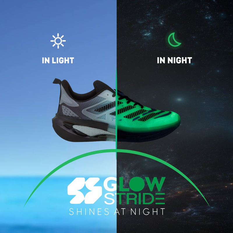 Duke Men Sprint Glow Stride in The Dark TPU Shoes (FWOL2093)