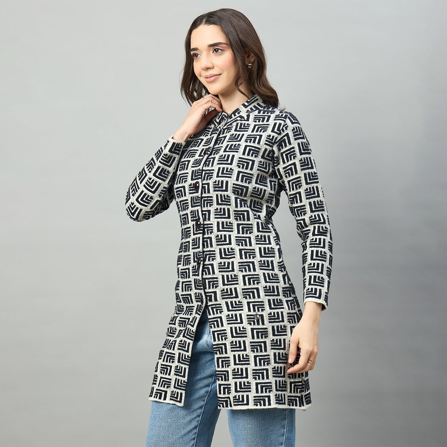 Duke Urban Women Full Sleeve Regular Sweater (SDS1322)