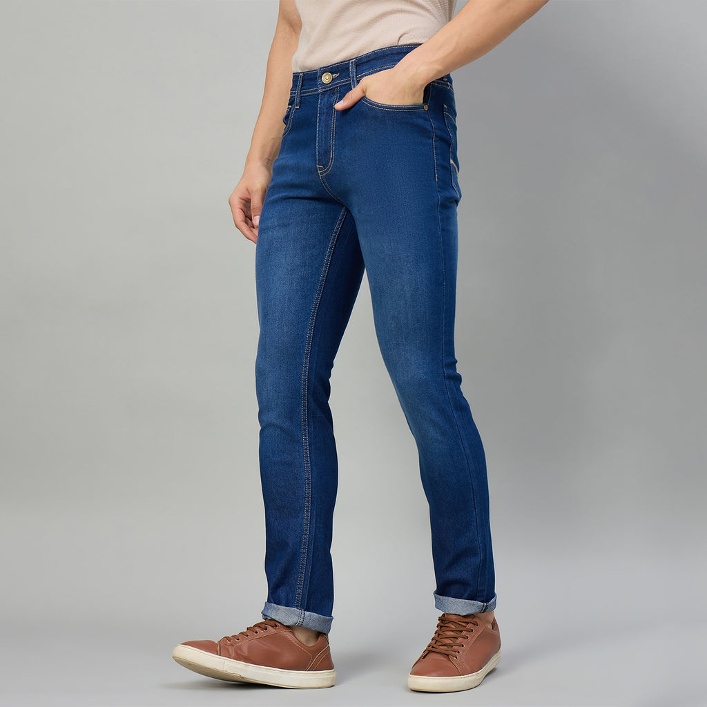 Duke Men Narrow Fit Stretchable Jeans (SD5900NR)