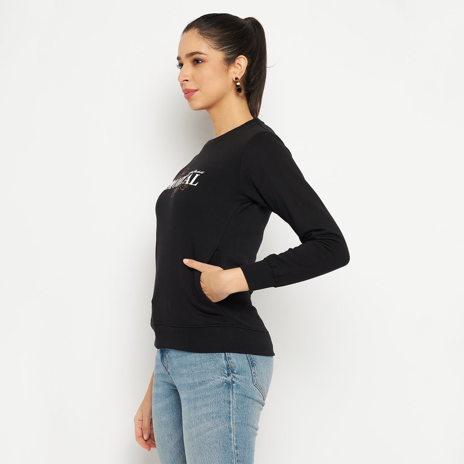 Duke Urban Women Round Neck Sweatshirt (MLFX931)