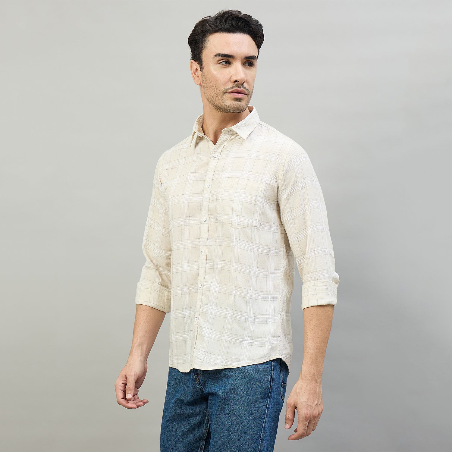 Duke Urban Men Regular Full Sleeve Cotton Shirt (SDO7CKCW)