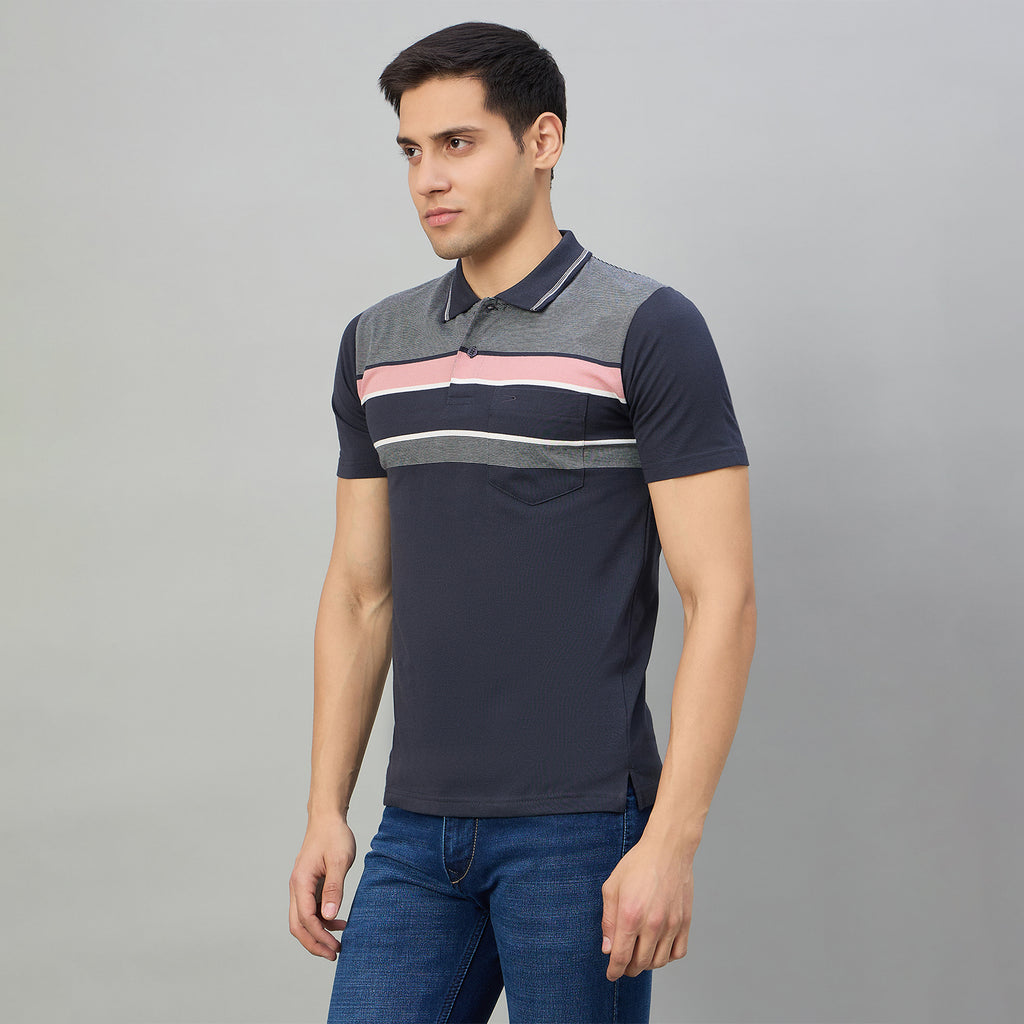 Duke Men Half Sleeve Cotton Regualr Fit Casual T-shirt (MLF1176)