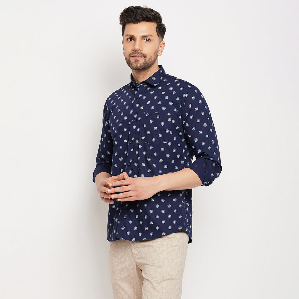 Duke Stardust Men Full Sleeve Cotton Shirt (SDO8MPR)