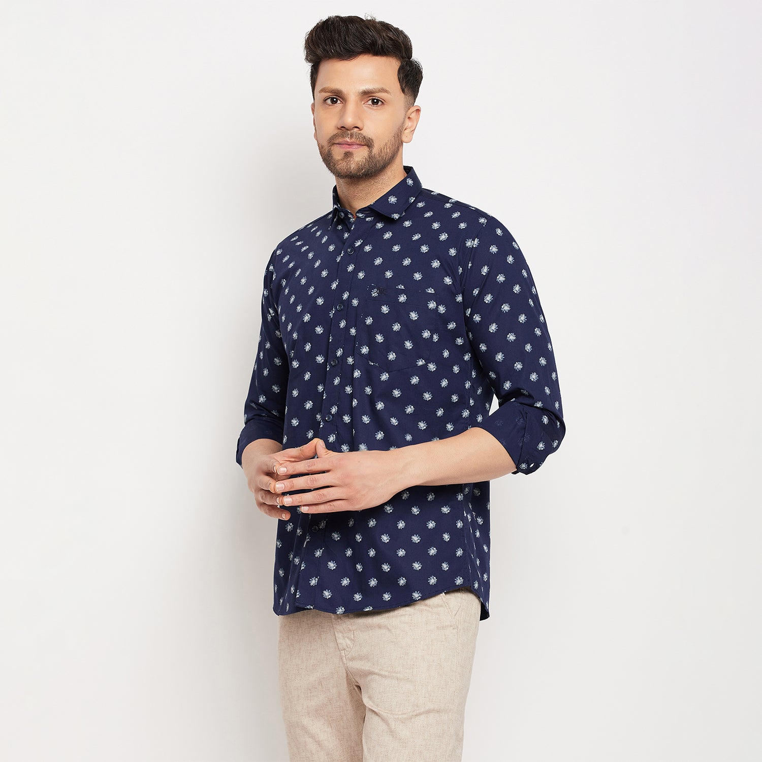 Duke Stardust Men Full Sleeve Cotton Shirt (SDO8MPR)