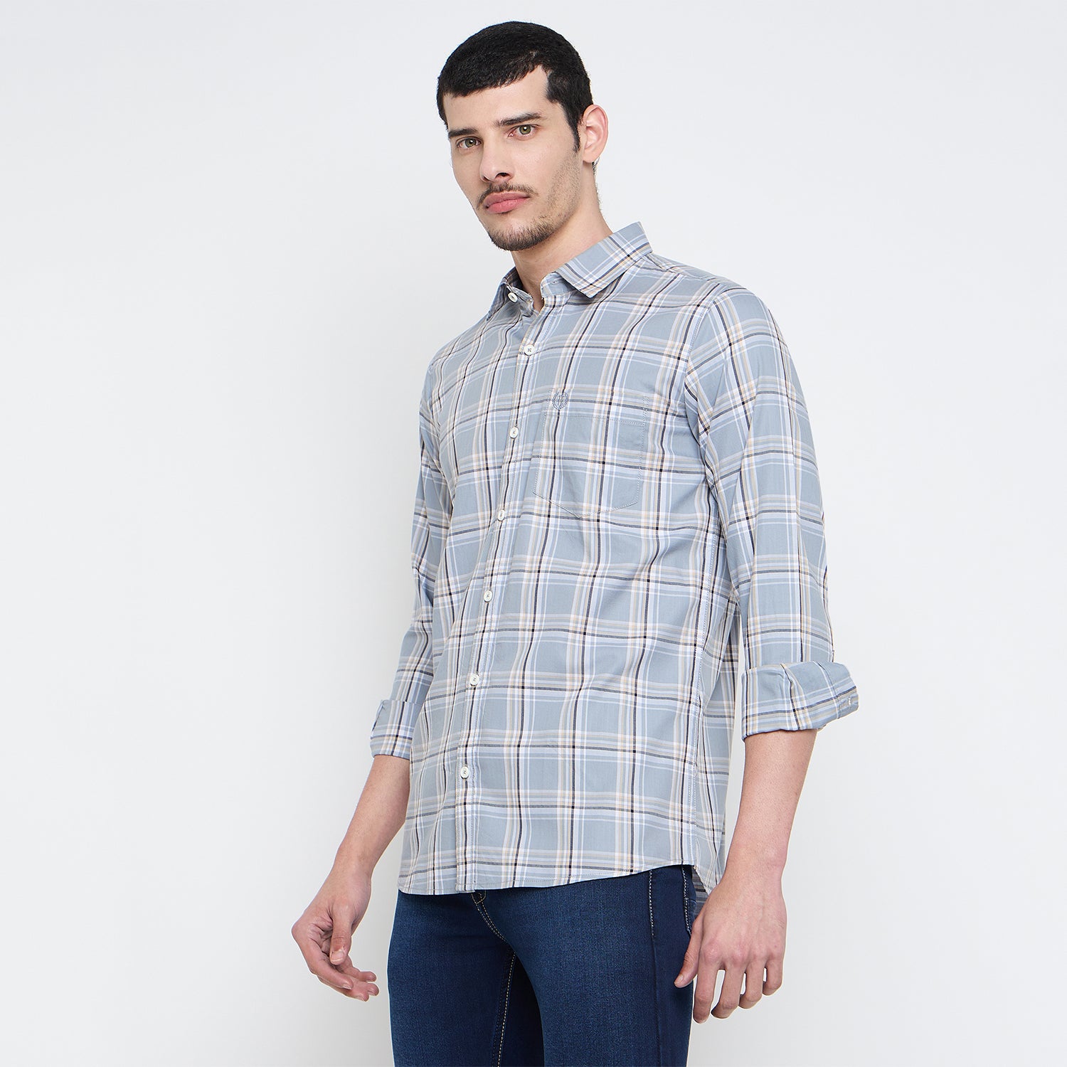 Duke Urban Men Full Sleeve Cotton Shirt (SDO6CHC)