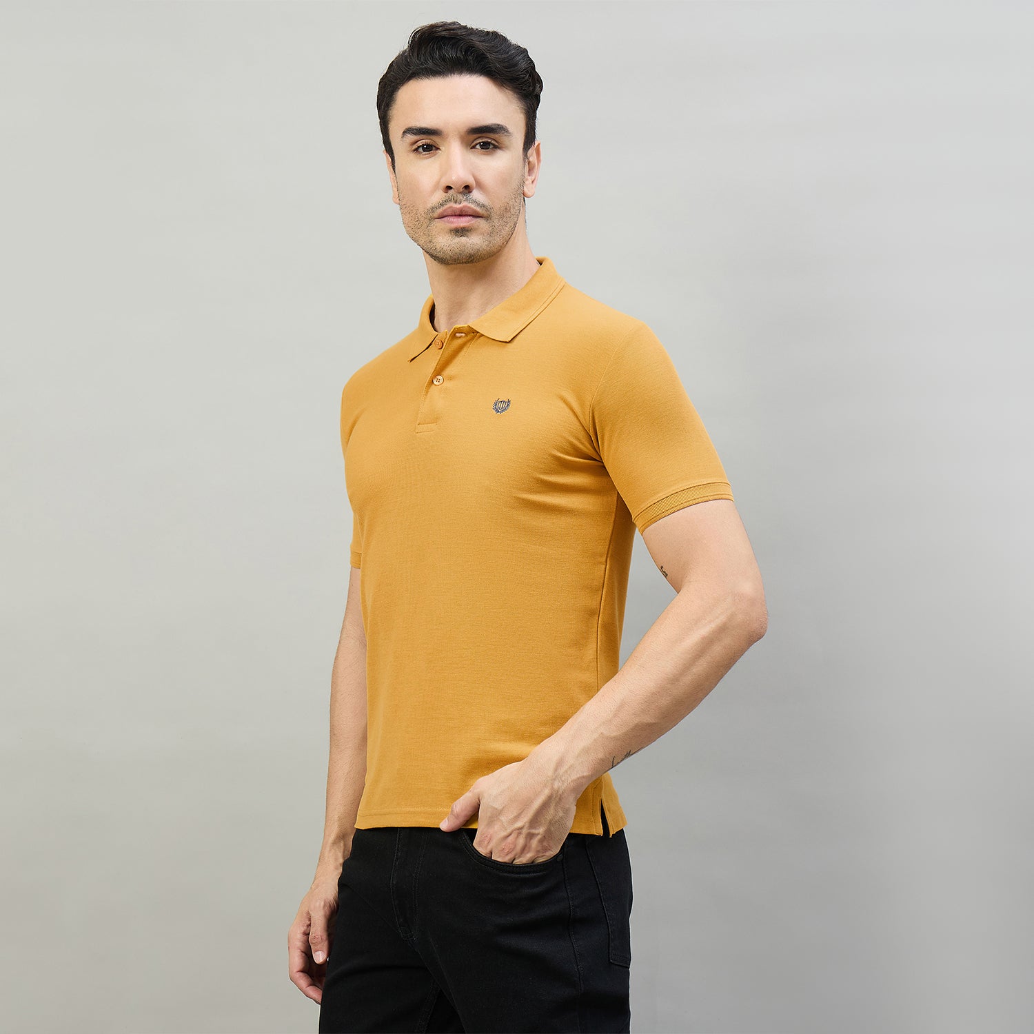 Duke Men Half Sleeve Cotton Smart Fit Casual T-shirt (SD71)