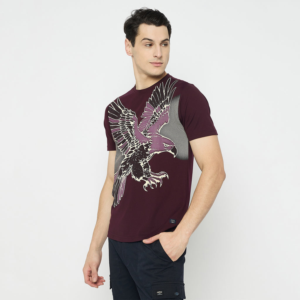 Duke Urban Men Half Sleeve Cotton Round Neck Tshirt (LF7591)