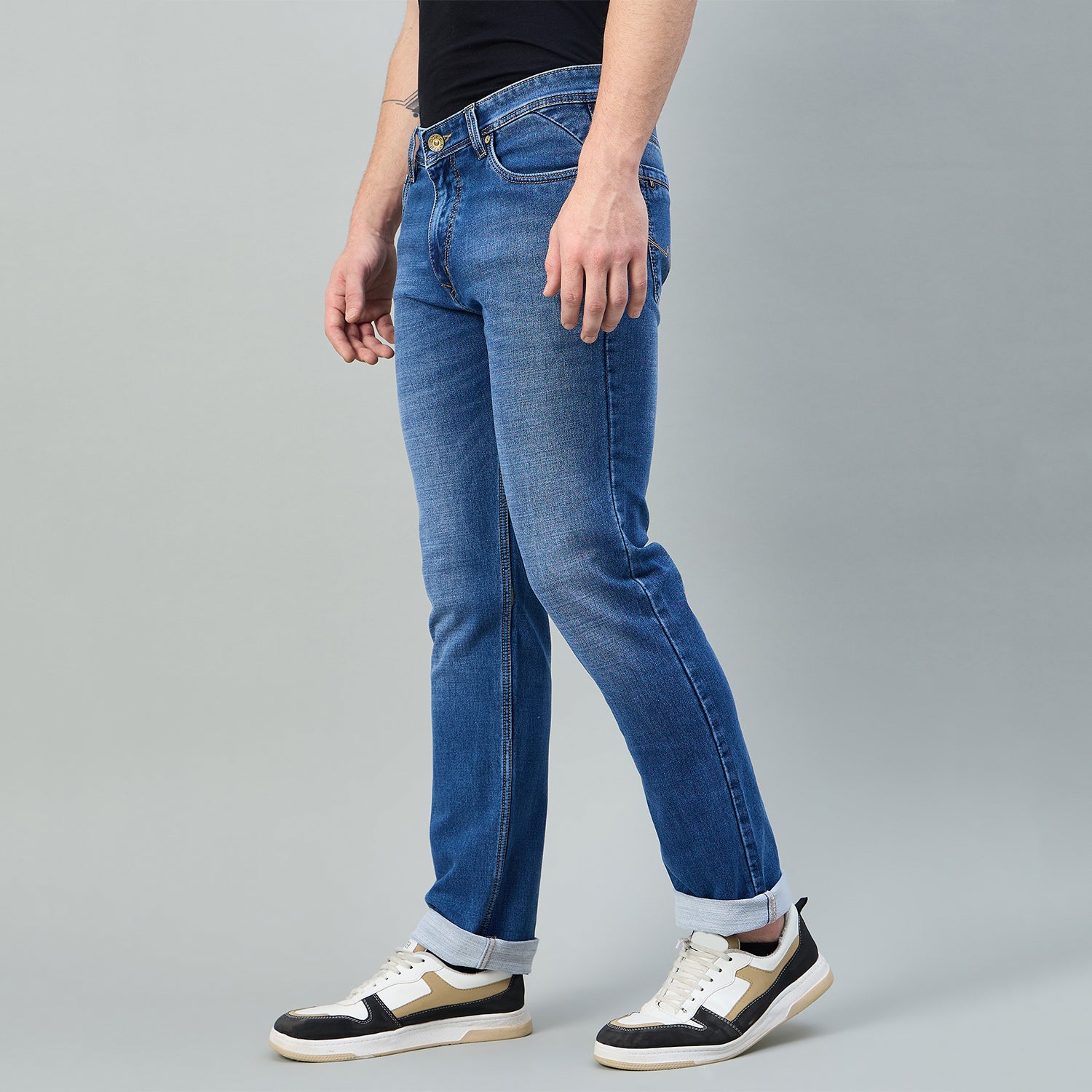 Duke Urban Men Comfort Fit Designer Jeans  (MSD5908C)