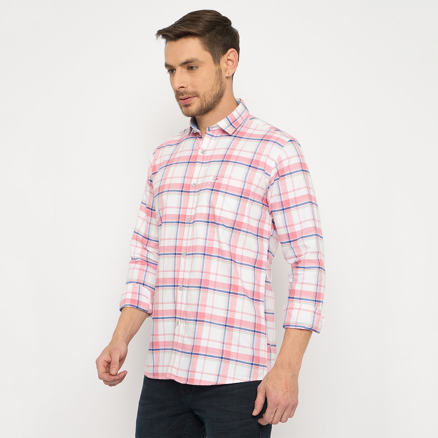 Duke Urban Men Full Sleeve Cotton Shirt (SDO8CKAD)