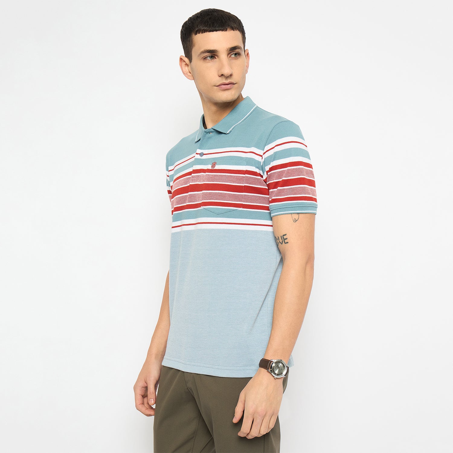 Duke Urban Men Half Sleeve Cotton Tshirt (LF7193)