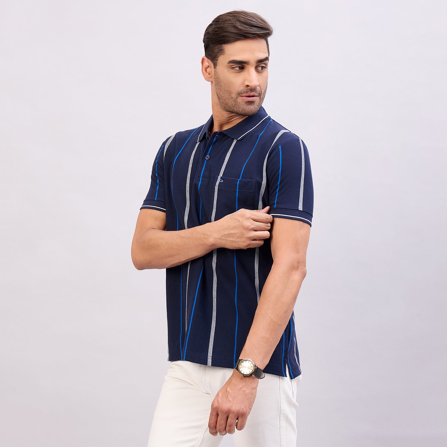 Duke Men Half Sleeve Cotton Polo Tshirt (ON2139)