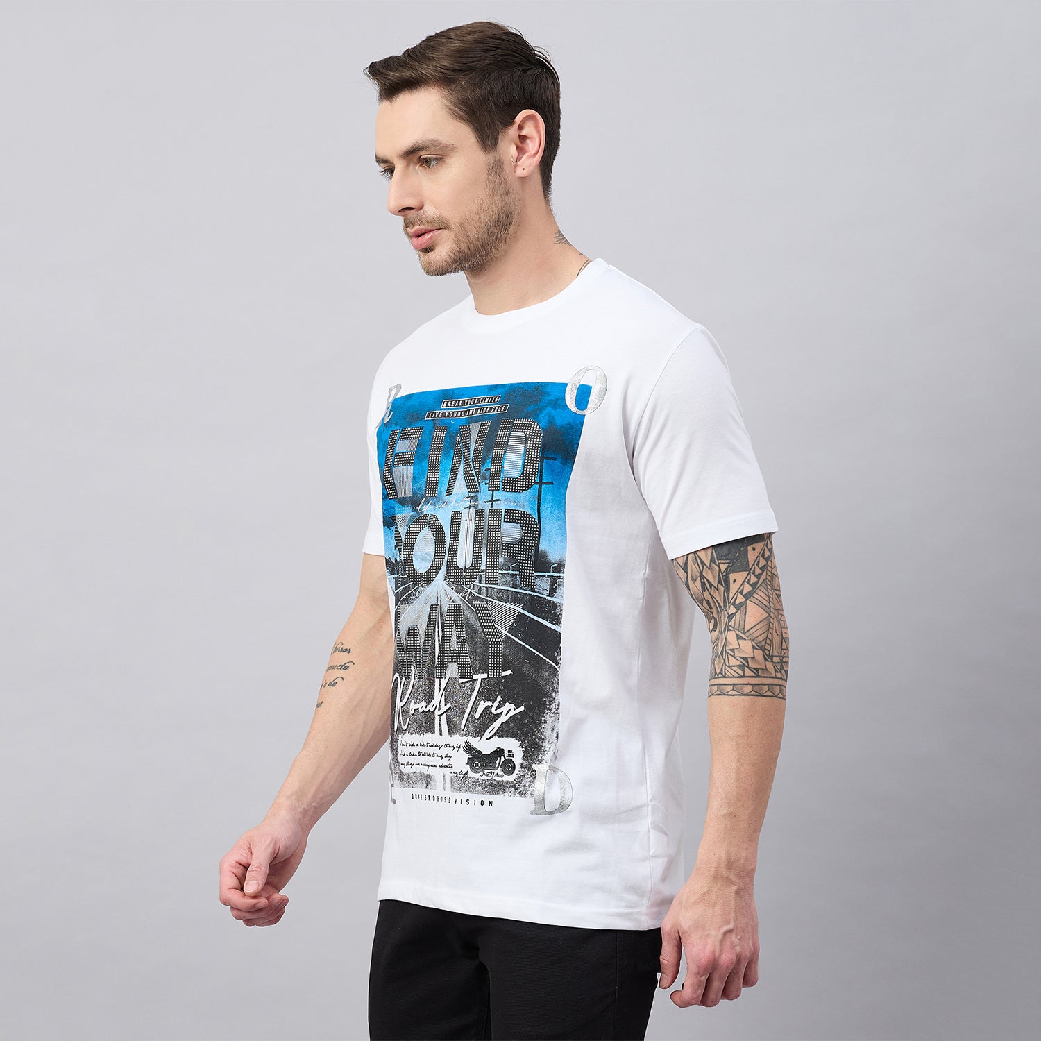 Duke Urban Men Half Sleeve Cotton Tshirt (ON1002)