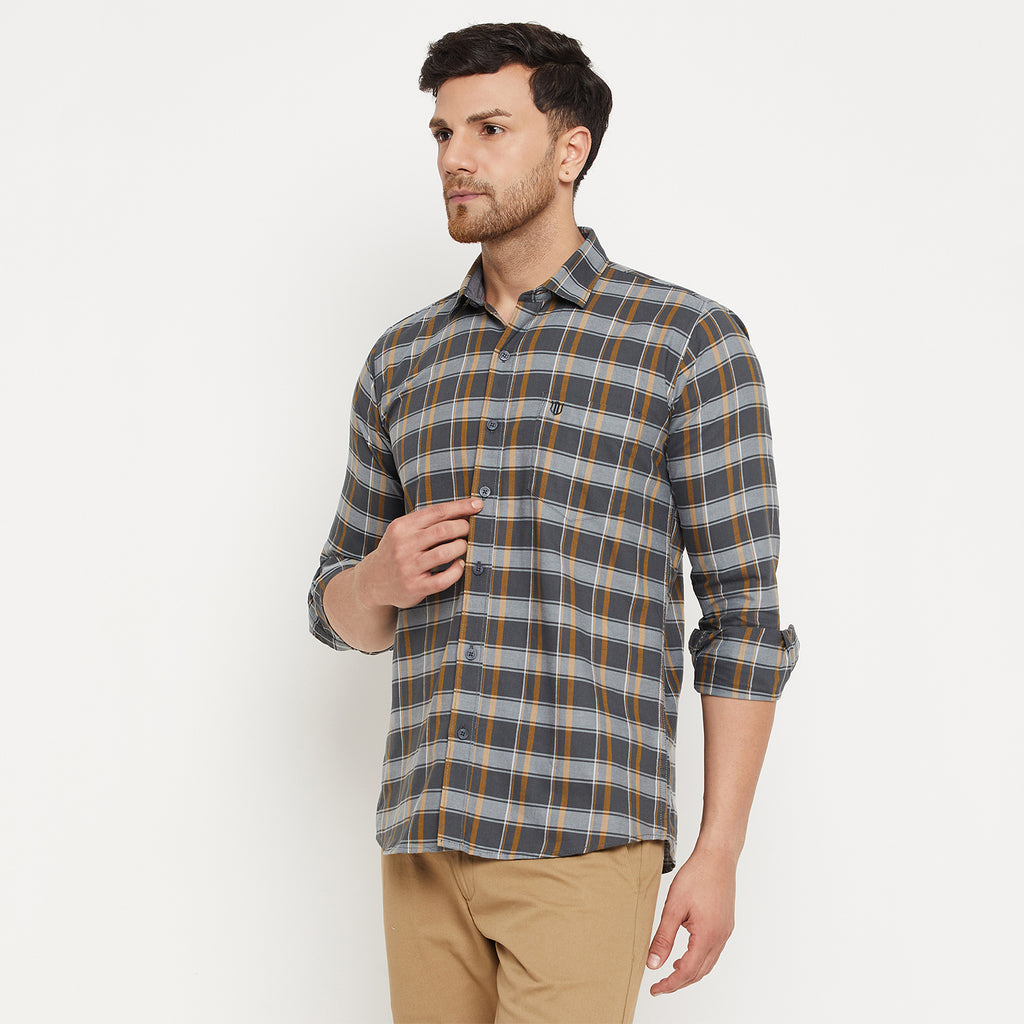 Duke Urban Men Full Sleeve Cotton Shirt (SDO8CKM)