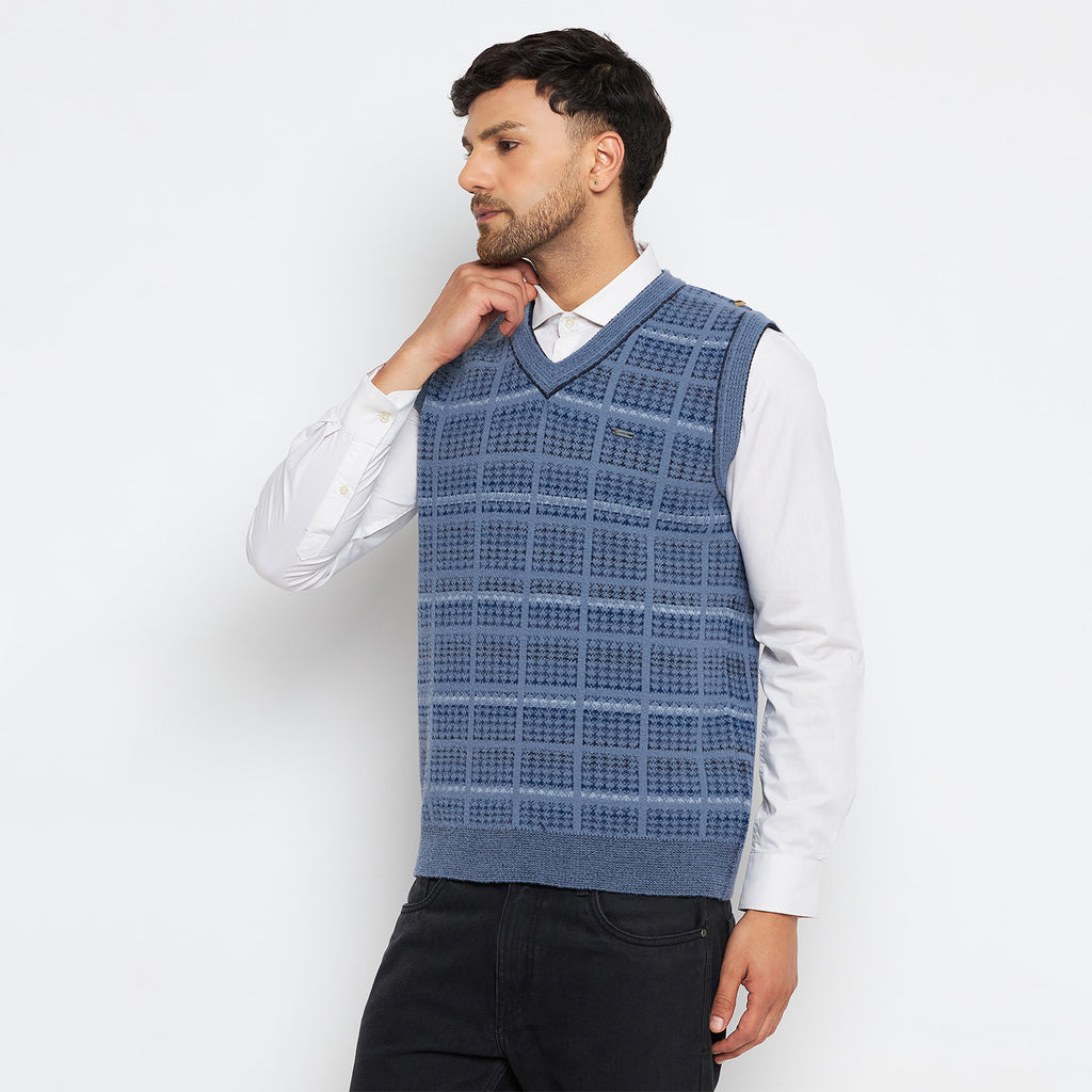 Duke Urban Men Sleeveless V Neck Sweater (SDS2028)