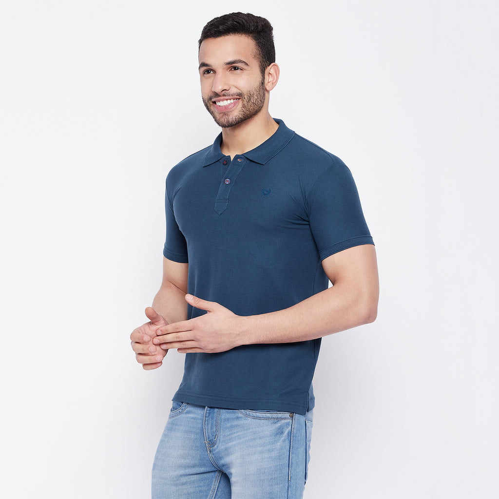 Duke Stardust Men Half Sleeve Polo Neck Cotton T-shirt (800F) More Colors