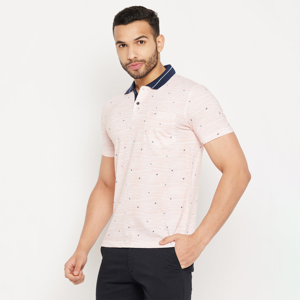Duke Stardust Men Half Sleeve Polo Neck Cotton T-shirt (4260)