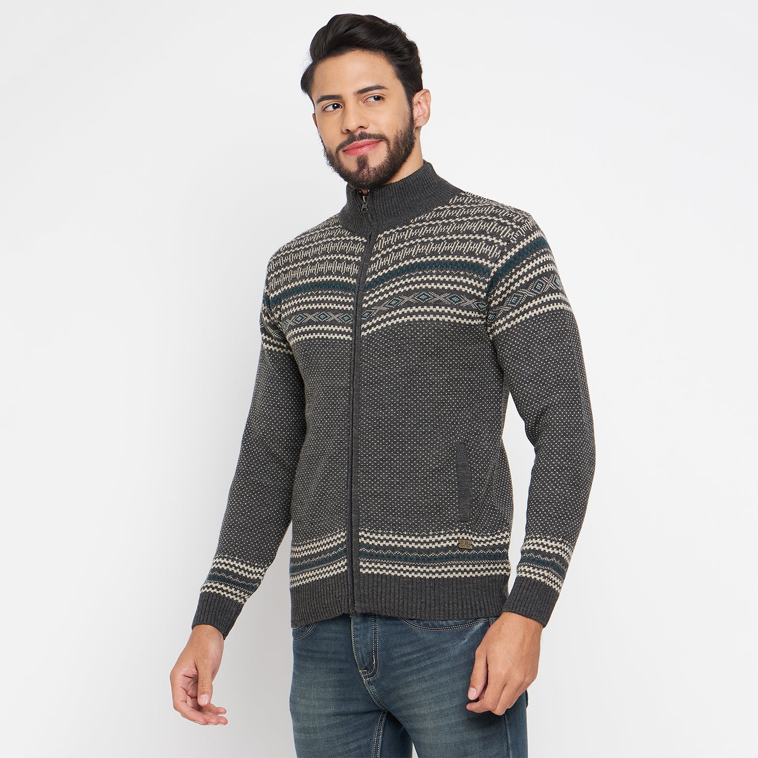 Duke Urban Men Full Sleeve High Neck Pullover (SDS2082)