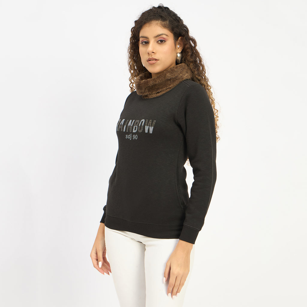 Duke Urban Women Full Sleeve Round Neck Sweatshirt (LFX947)