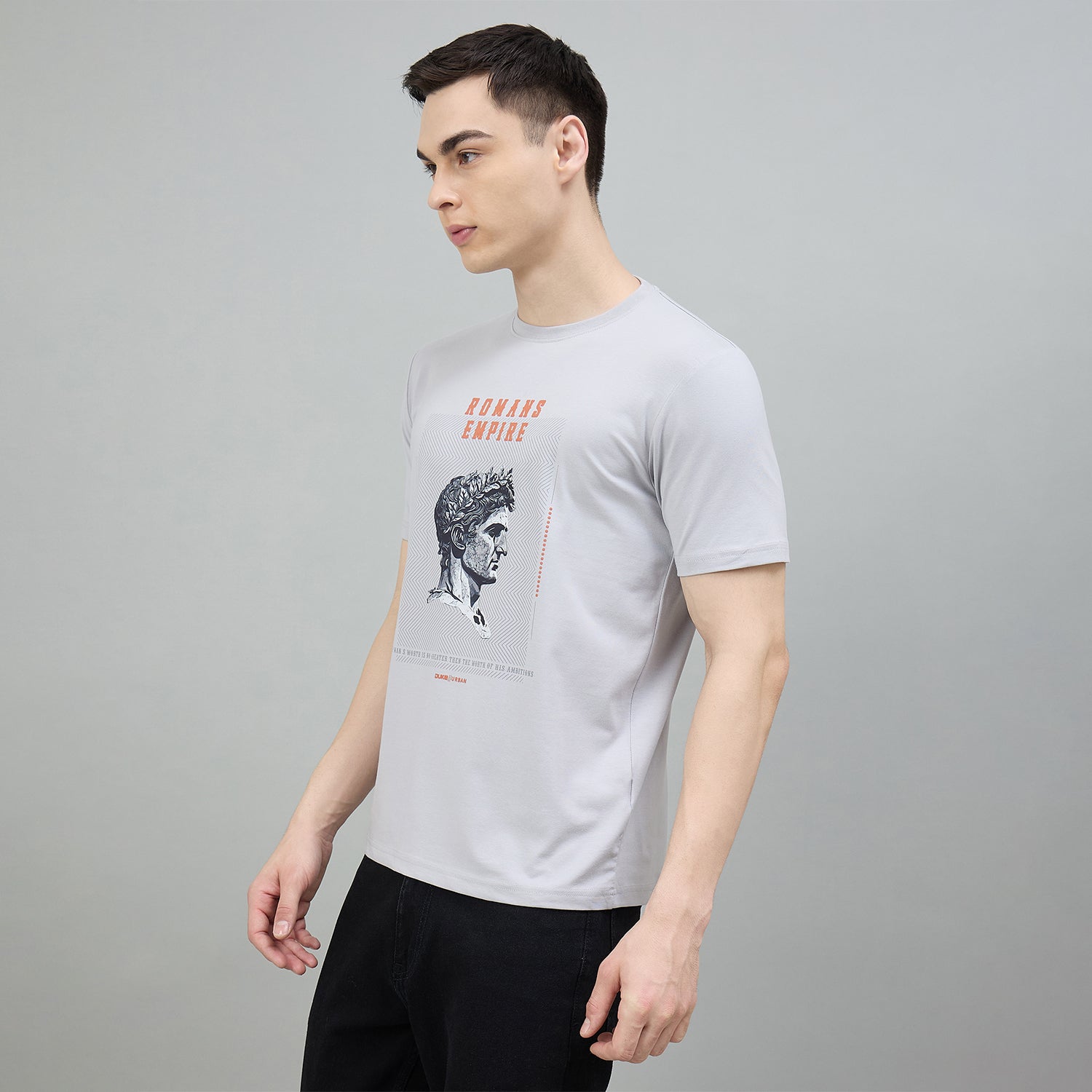 Duke Urban Men Graphic Print Half Sleeve Round Neck Casual Tshirt (LF7504)