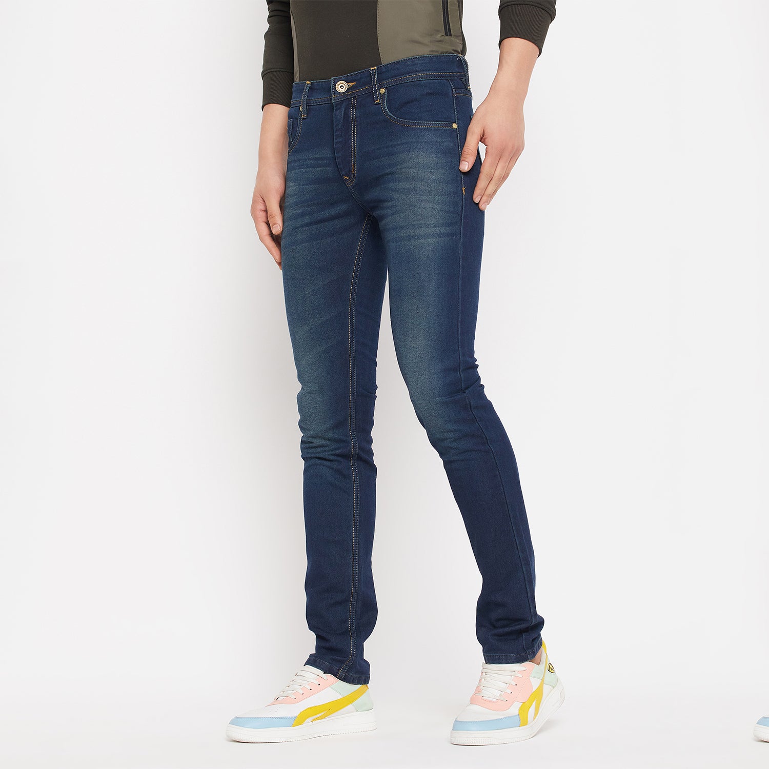 Duke Stardust Men Narrow Bottom Stretchable Jeans (SDD5579)