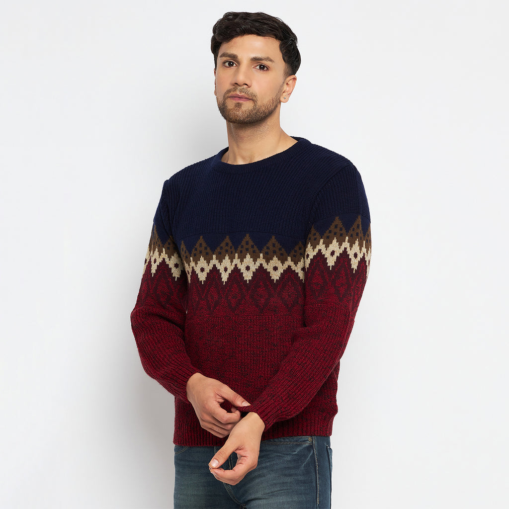 Duke Stardust Men Full Sleeve Round Neck Pullover (SDS648)