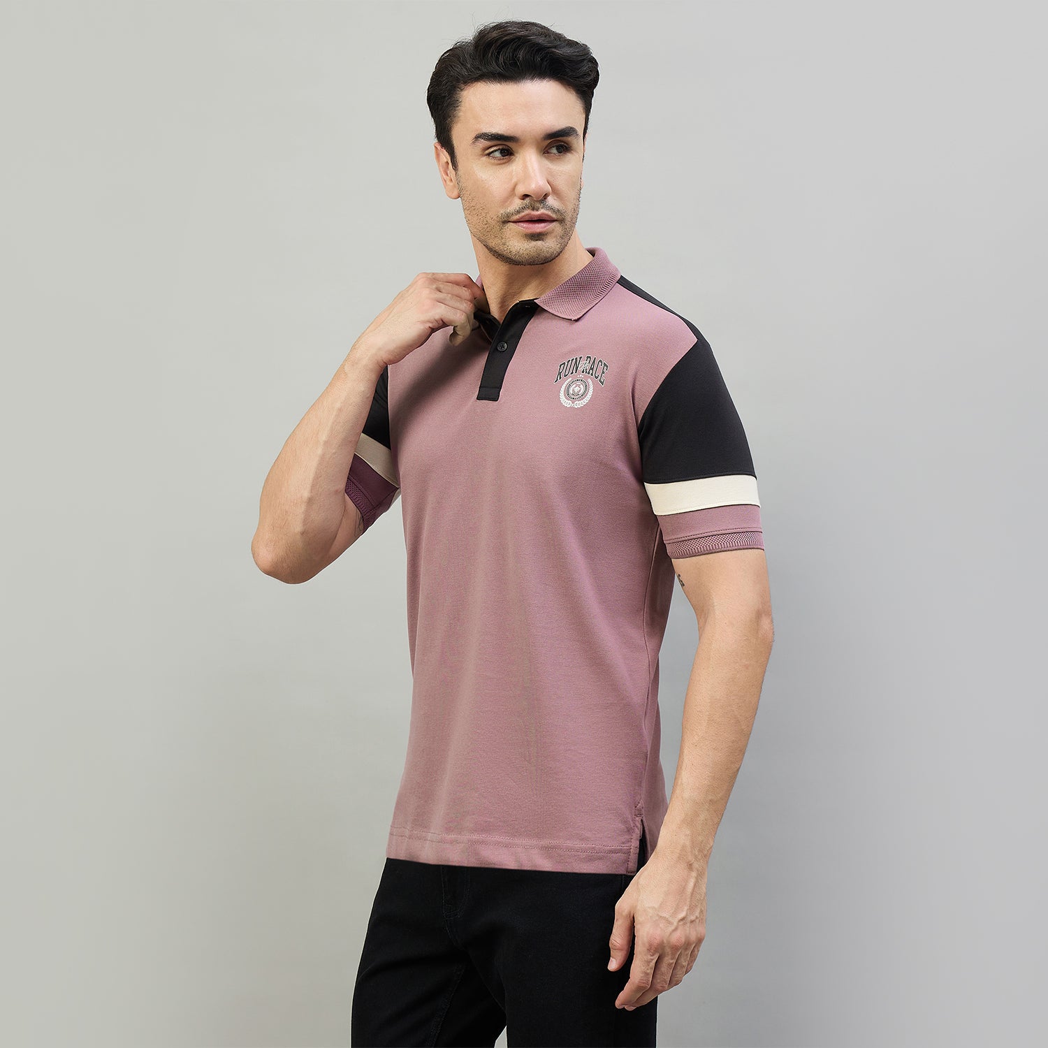 Duke Urban Men Half Sleeve Cotton Regular Fit Casual T-shirt (LF7962)