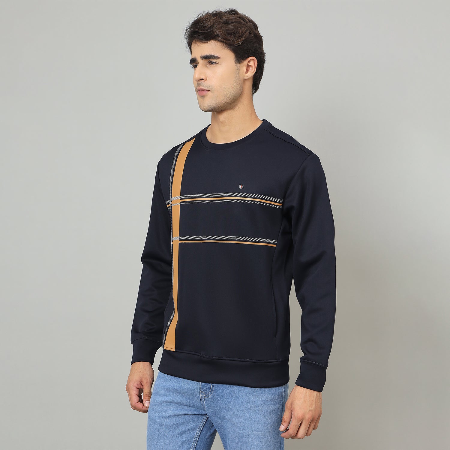 Duke Urban Men Round Neck Regular Sweatshirt (LF6438)