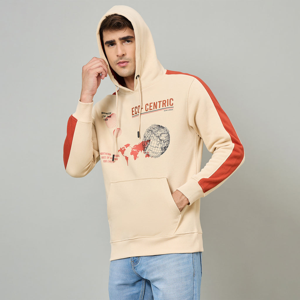 Duke Urban Men Hooded Regular Sweatshirt (LF6353)