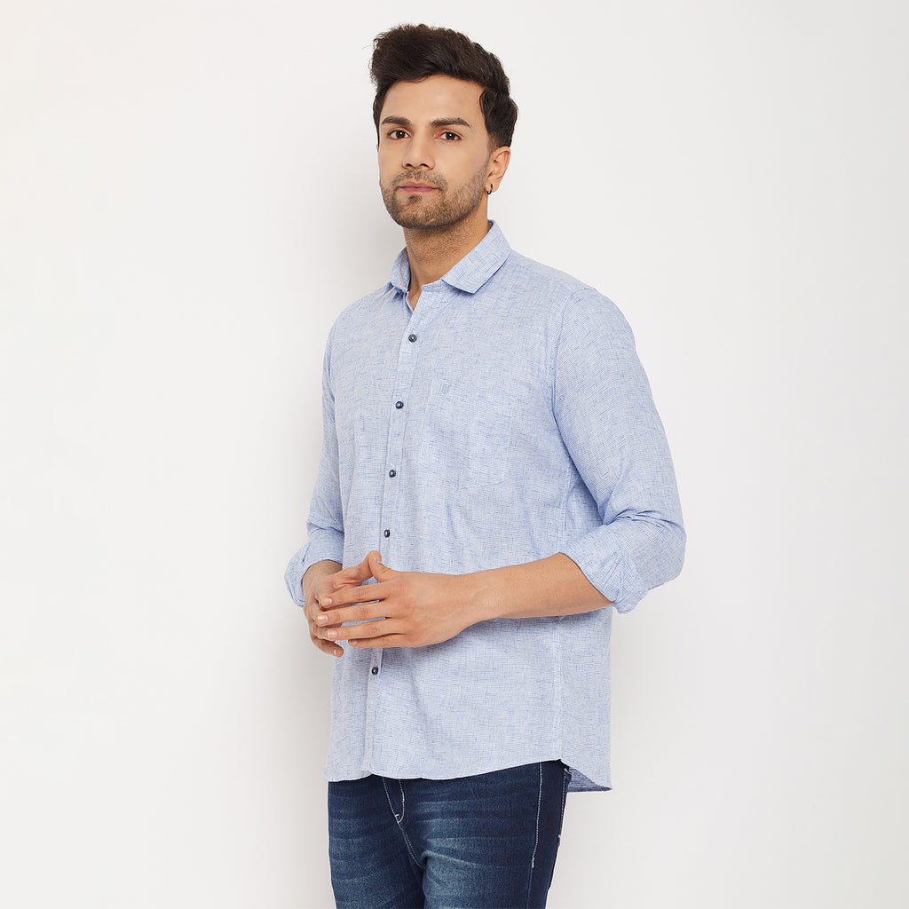 Duke Men Stardust Cotton Full Sleeve Shirt (SDO8PCDL)